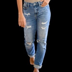 Judy Blue Straight Leg Blue Jeans